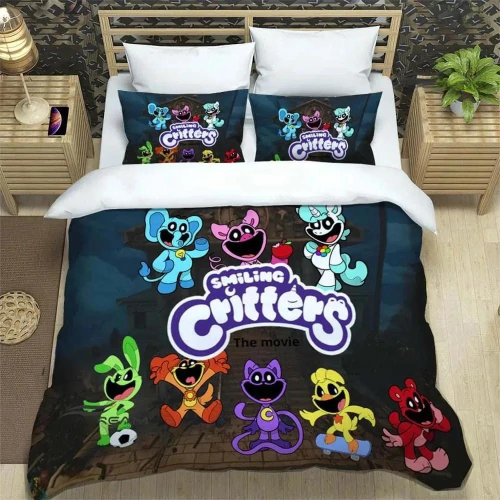 3D Cartoon S-smiling Critters Bedding Sets Exquisite Bed Supplies Set Duvet Cover Comforter Set Bedding Set Luxury Birthday Gift