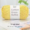 Handmade Cotton and Raffia DIY Yarn Pack for Weaving Bags & Hats
