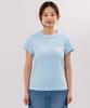 BIGWAVE COLLECTIVE Peace Again Graphic Women'S T-Shirt (Sky Blue)