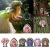 New Mini Fairy Doors Wooden Elf Door Embellishments Home Garden Decor Ornamnet