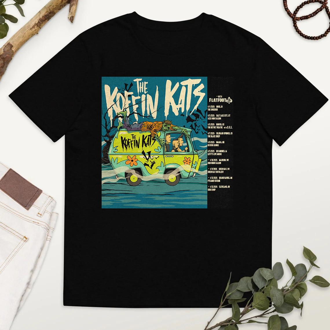 

The Koffin Kats Tour With Flatfoot 56 Midwest T Shirt Mens Womens Tees Top Full Size S-4XL S