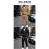 Mens Heavyweight Fleece Loose Hooded Sweatshirt And Pants Casual Sport Two Piece Set