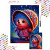 New Arrival 5D DIY Full Circle Diamond Painting "Cartoon Hedgehog" Embroidery Cross Stitch Home Decor Gift