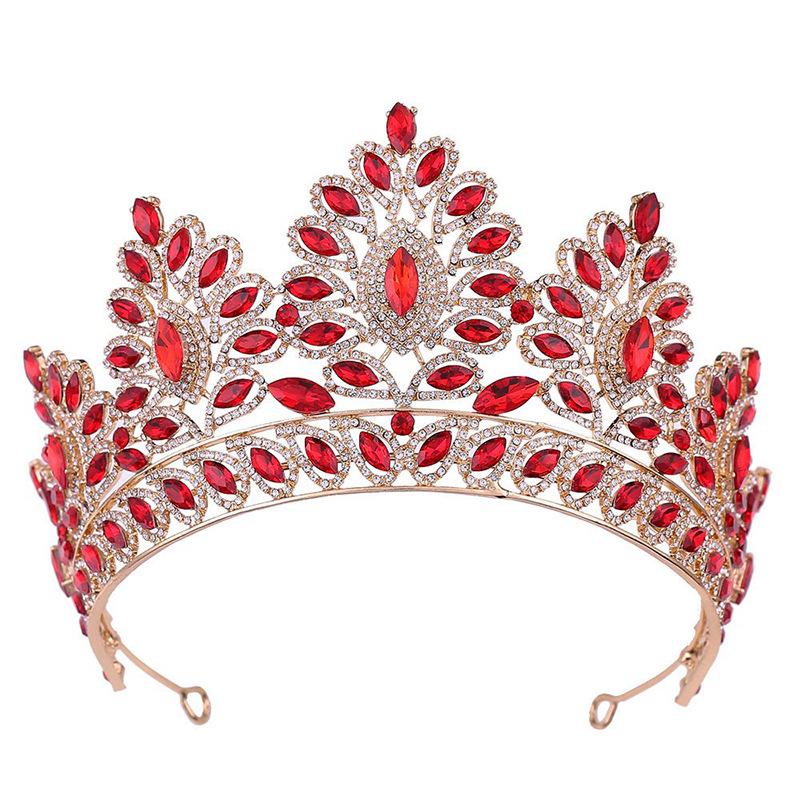 Meier Bridal Crown Hair Accessories, Pageant Headband Alloy Hair Crown, Atmospheric Wedding Dress Accessories Wedding