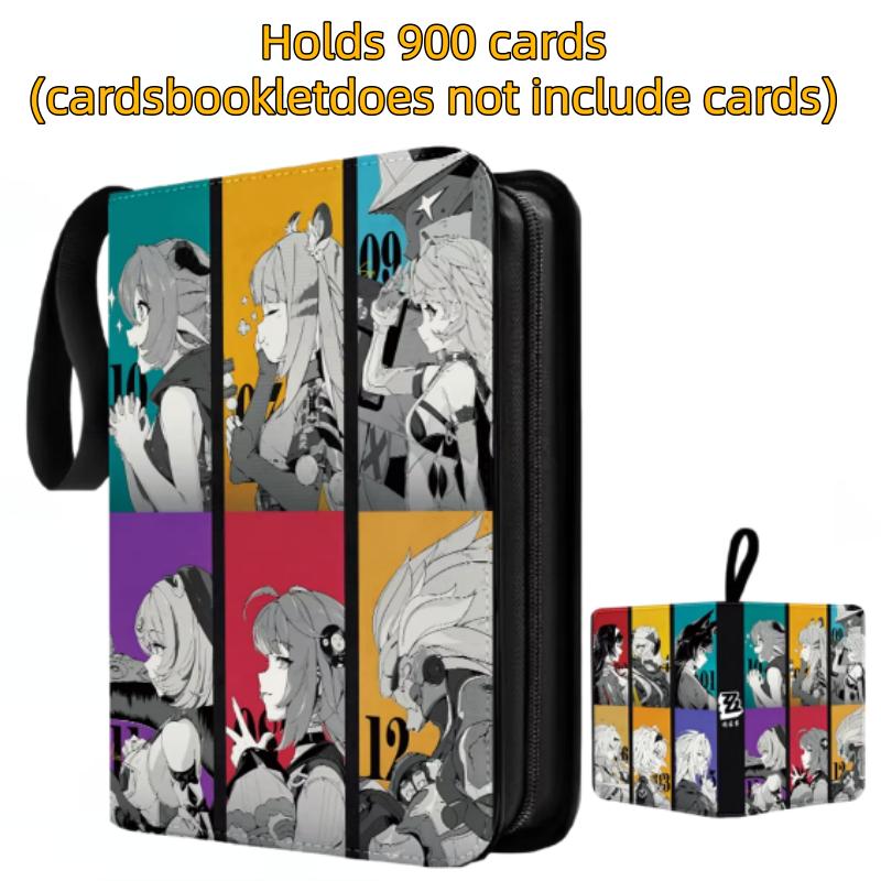 400pcs/900pcs Zenless Zone Zero Card Album Book Folder Anime Collections Zipper Cards Binder Holder Toy Gift
