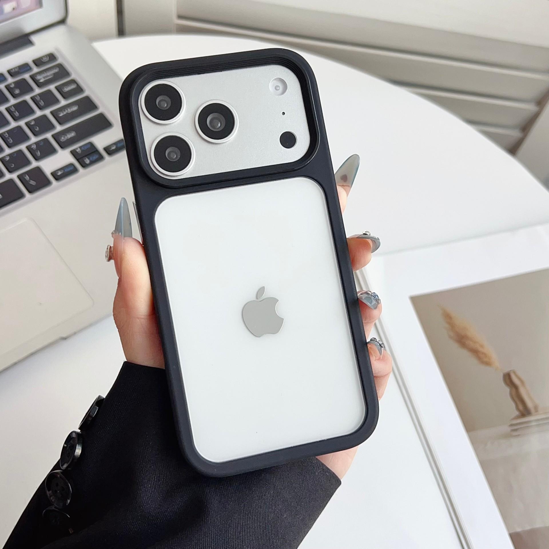 

Youdun Transparent 2-in-1 Drop-Proof Soft Case for iPhone 16/Apple 17 Pro Max iPhone 17 Pro Max чорний