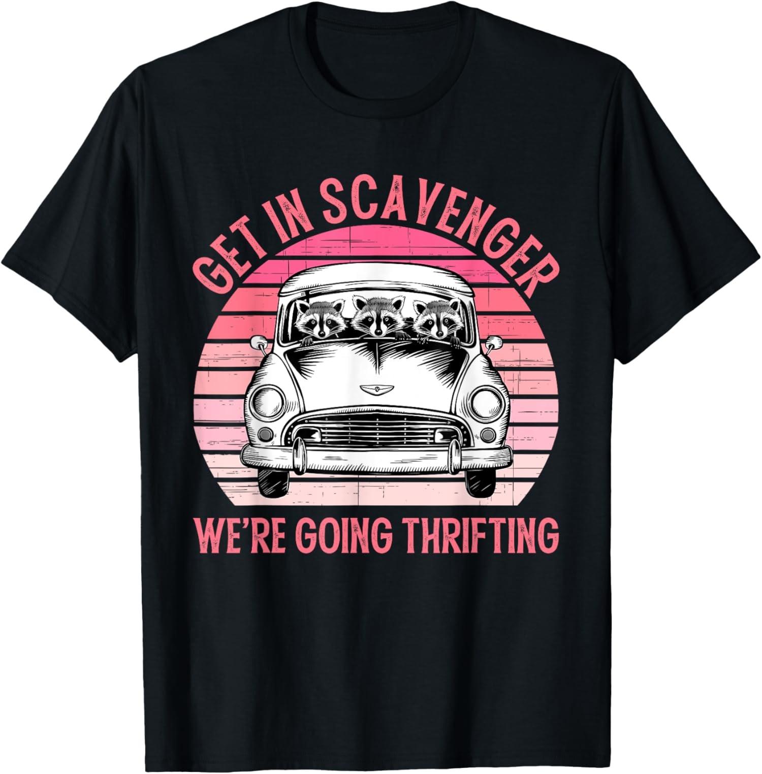Get In Loser We Are Going Thrifting T-shirt unisexe look vintage S разноцветный