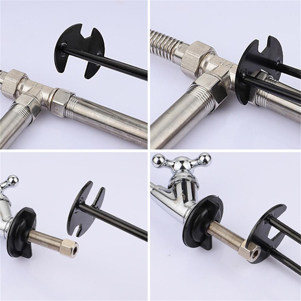 Sink Tools Bathroom Installation Tools Multi-functional Four- Hex Tool Faucet Hose Sleeve Tool