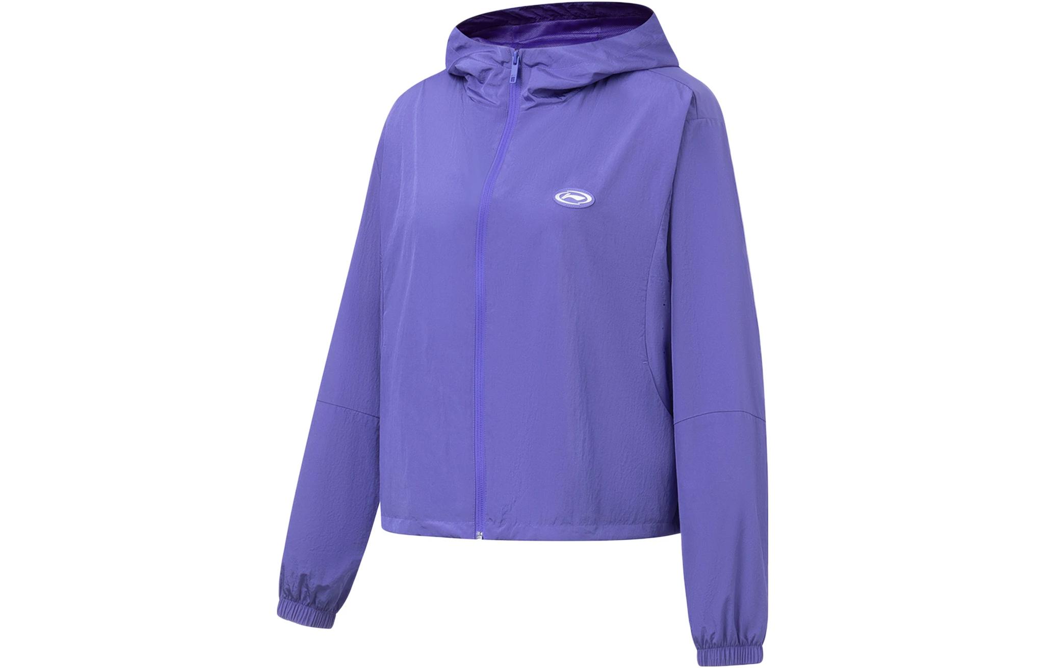 Li Ning Fitness Series Trench Coat Women s Very Peri Purple AFDT550-4 M