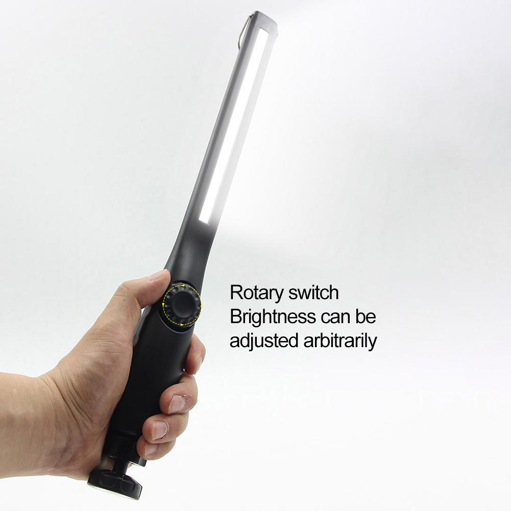 Portable COB Work Lights With Magnetic Rechargeable Dimming Stepless Portable Car Emergency Flashlight Lamps Repair LED D1F0