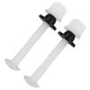 Toilet Bolts Plastic/Stainless Steel Toilet Bolts White/Silver