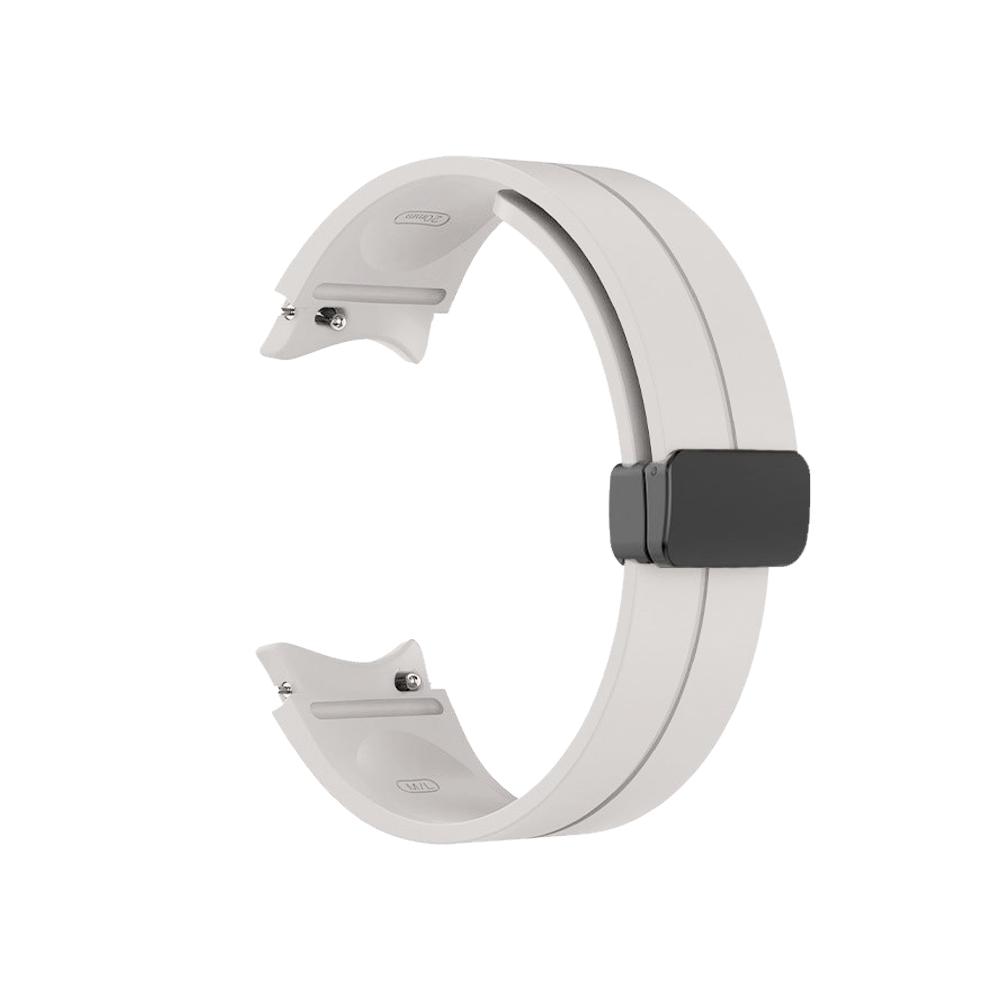 No Gap Silicone Strap For Samsung Galaxy Watch 6 5 4 40mm 44mm 5 Pro 45mm Magnetic Bracelet Band For Watch 6 4 Classic Watchband