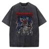 Quality Cotton Acid T Shirt American TV Series Stranger Vintage Washed Movie T-shirt ELEVEN 11 for Men Women