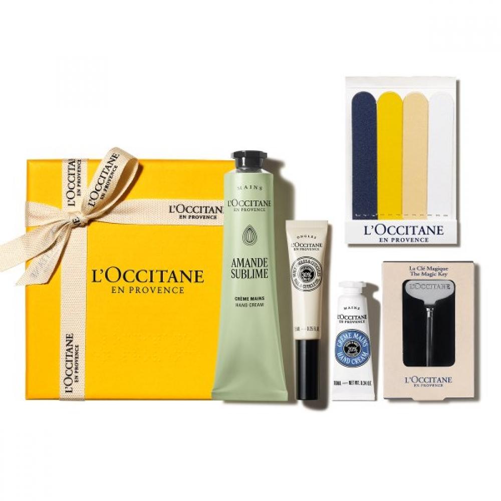 L Occitane Gift excLusive aLmond Shea Hand Care Set +3 Free Gifts Single option