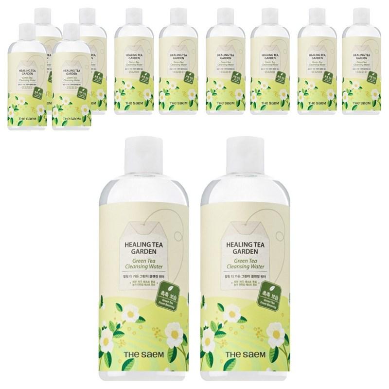 The Saem Healing Tea Garden Green Tea Cleansing Water, 500ml, 12 Pcs