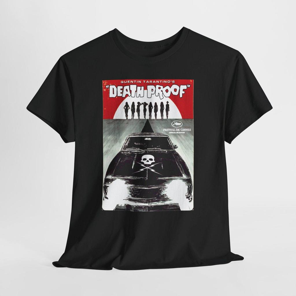Quentin Tarantino Death Proof Movie Unisex Heavy Cotton Tee, Film Lover T-Shirt, Graphic Tee, Retro Cinema Shirt, Cult Classic Apparel