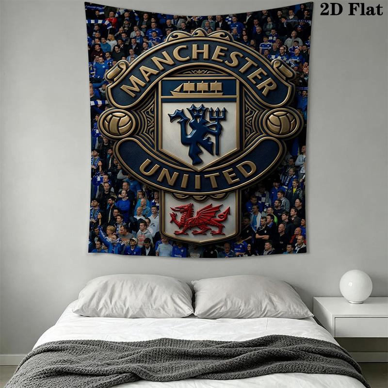 Manchester Crest Artwork Threepiece Set 1 Duvet Cover 2 Pillowcase Without Core Christmas Birthday Gift Duvet Cover And Pillowcase
