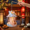 Chinese Style Glowing Rabbit Lantern Cartoon Handheld Lantern Light-Up Lantern  Cultural Events