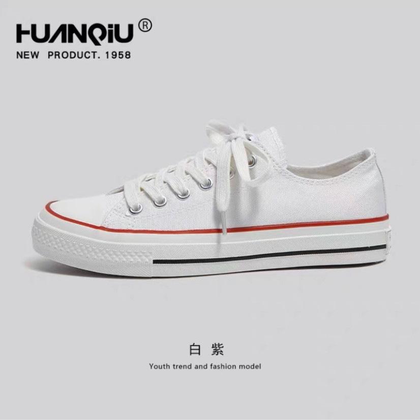 

Глобальная подлинная парусиновая обувь Весна Новые модные универсальные студенческие туфли для пар из ткани с низким верхом Маленькие белые туфли для женщин 44