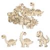 25/50/100PCS Cartoon Dinosaur Coloring Painting Toy DIY Graffiti Educational Toy for Children Hand Eye Coordination Toy