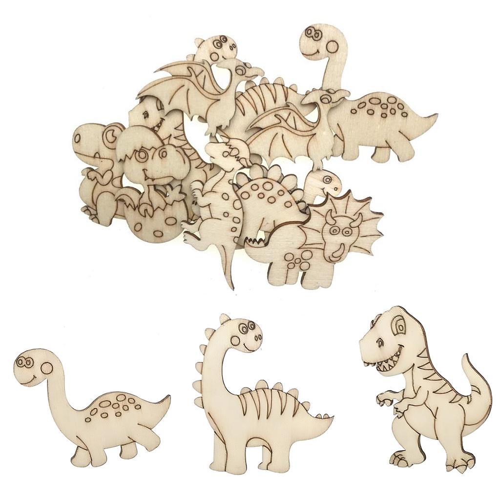 25/50/100PCS Cartoon Dinosaur Coloring Painting Toy DIY Graffiti Educational Toy for Children Hand Eye Coordination Toy