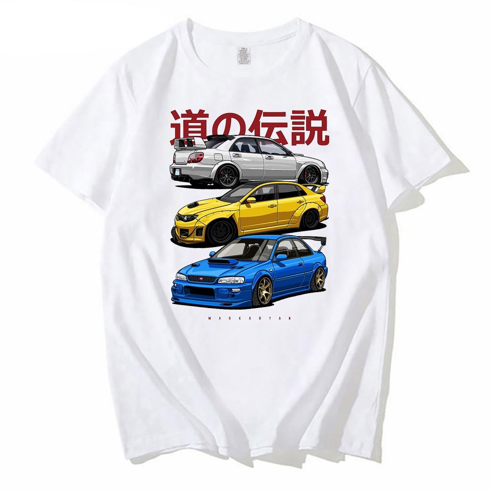 Fashion Men T-Shirts JDM Mix Sports 800 AE86 Cressida and Levin TE27 Print T-Shirt Boy Casual Tops