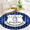 Everton F.C Round Area Rug,Carpet Rug for Living Room Bedroom Sofa Playroom Decor,Non-slip Floor Mat