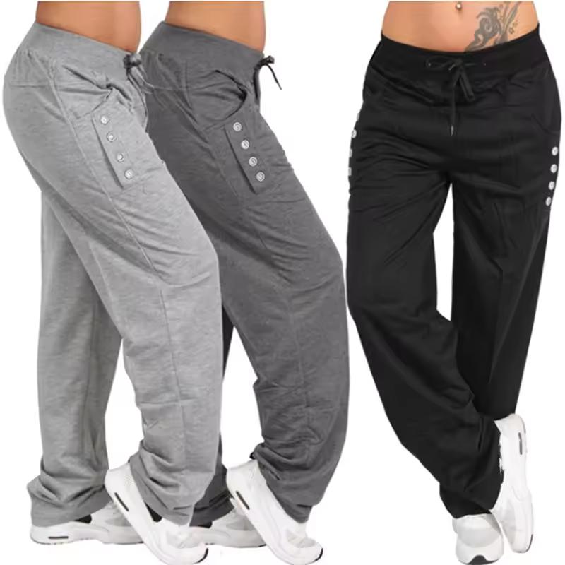 

Lace-up Casual Loose Straight-leg Trousers Loose Casual Pants Women s Pants Plus Size Women s Leggings XXXXXL чёрный