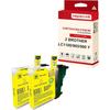 Cartouche compatible - NOPAN-INK - LC 980 XL - Jaune - 2 pièces - 18 ml