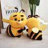 Peluche Adorabili di Api Miele Cartoni Animati Morbidi Carini Insetti Primaverili Api Peluche Giocattolo Regali di Compleanno Perfetti per Bambini Decorazioni per la Casa