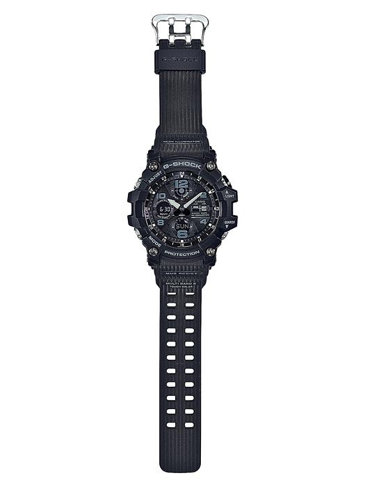 Casio G-SHOCK Reloj de Cuarzo Analógico Resistente a Golpes y al Agua 200M de Acero Inoxidable para Hombre GWG-100-1A