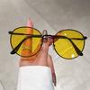 Retro OVAL Ocean Sunglasses UV Resistant Fashionable Trendy Ins Unisex Sunglasses