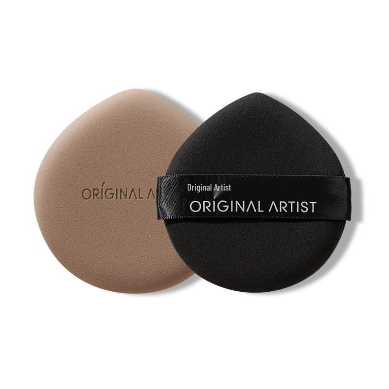 Original Artist Dual-Use Powder Puff: Expands When Wet, Non-Absorbent, Even Application for Concealer