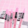 5-Piece Double-Ended Nail Art Silicone Pen Set: Embossing, Powder Dipping, Pressing, Clay Smearing, Mirror Powder Tool.