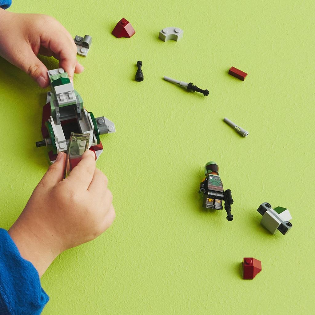 LEGO Toy Star Wars Boba Spaceship Microfighter Boys Girls Star Wars Goods Figure Plastic Model Toy Educational Toy Birthday Present Gift LEGO Block