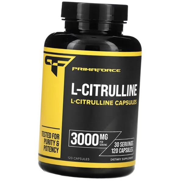 Цитруллин в капсулах, L-Citrulline 3000, PrimaForce (27107011)