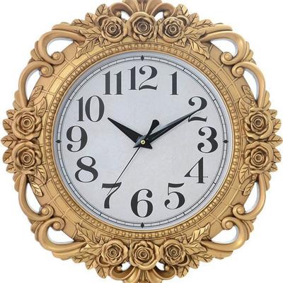 Zhangzhou Relief Hollow Process Decoration Antique Wall Clock Large Size Retro Living Room Quartz Clock