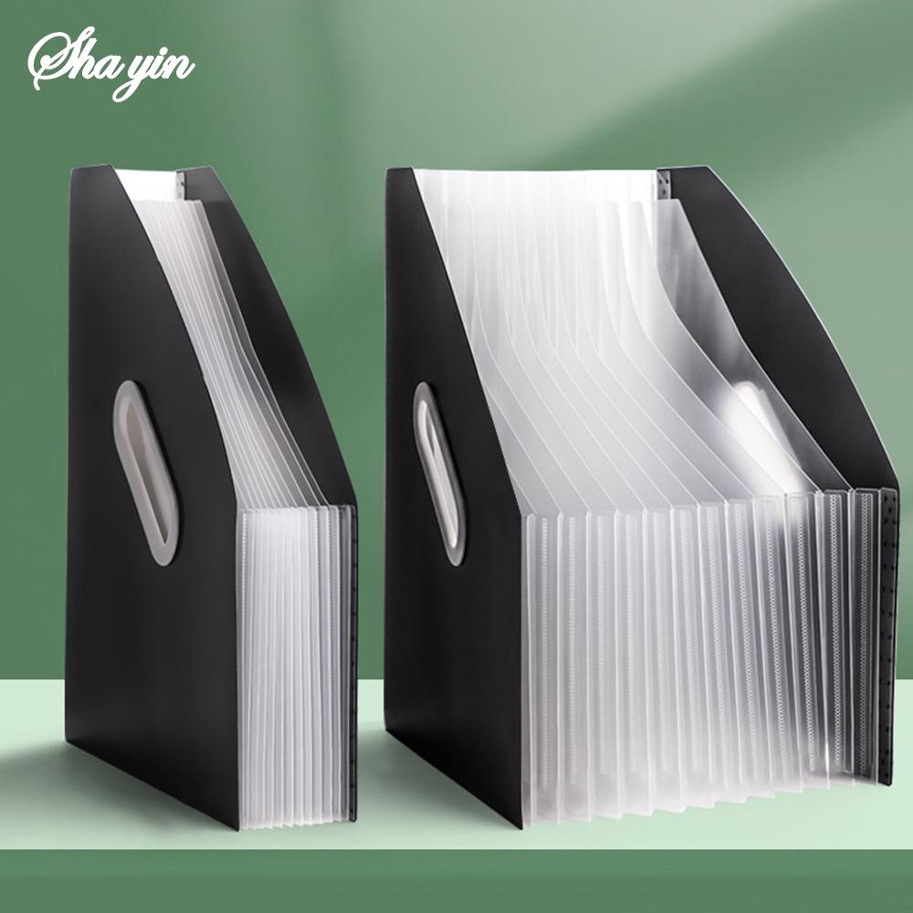1pc Vertical Portable Folder, Expandable Organ Bag, Multi-layer Student Specific Paper Organizer, Office Files Available