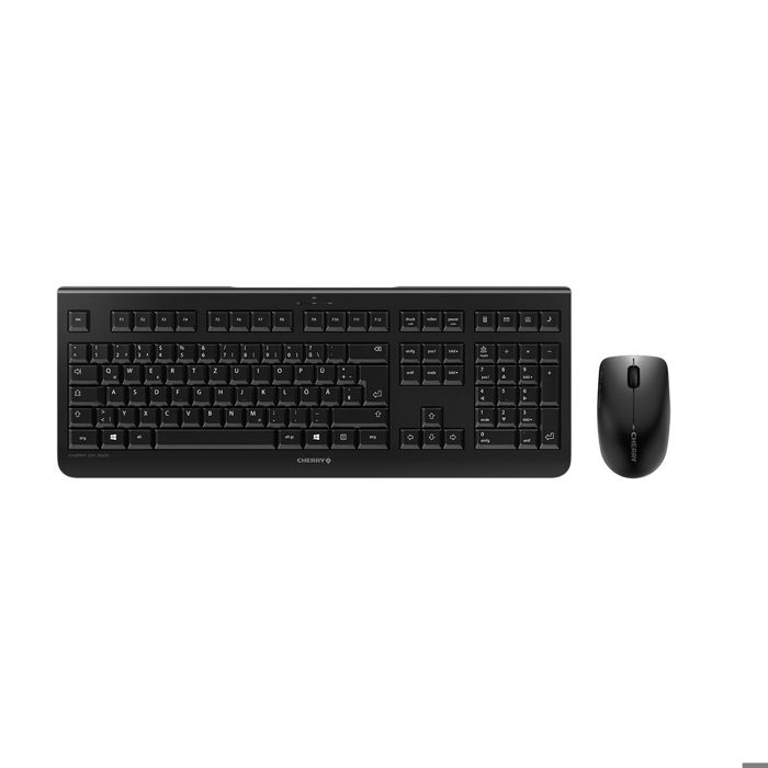 Ensemble Clavier Et Souris Sans Fil - Cherry - DW 3000 - Disposition Espagnole - QWERTY - 2,4 GHz