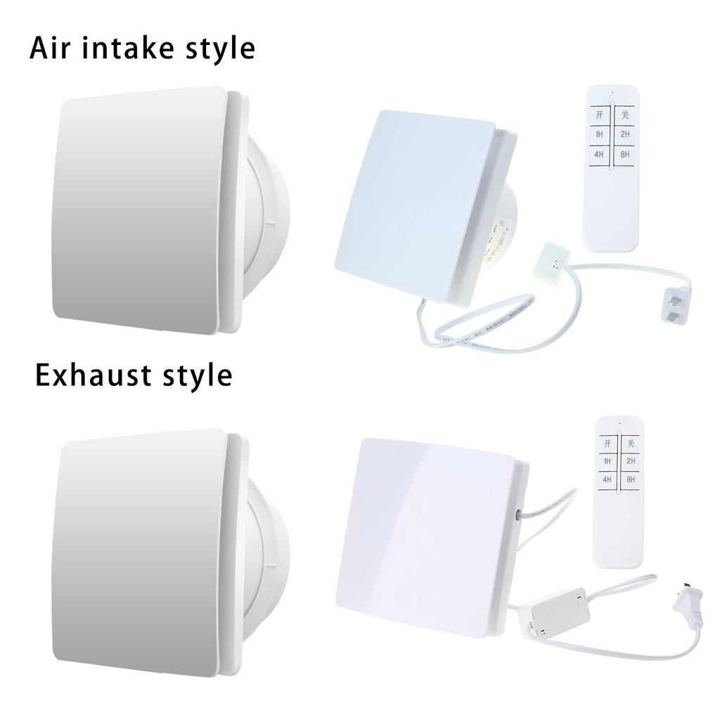 Bathroom Exhaust Fan 100mm with Humidity & Timer Quiet Operate Powerful 12W Ventilation Fan Simple Installs for Kitchen