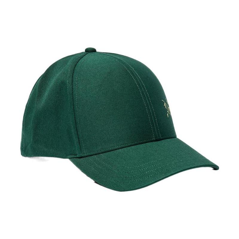 Arcteryx Archaeopteryx Logo Classic Logo Cotton Baseball Cap Unisex Couple Style Green 25633-green