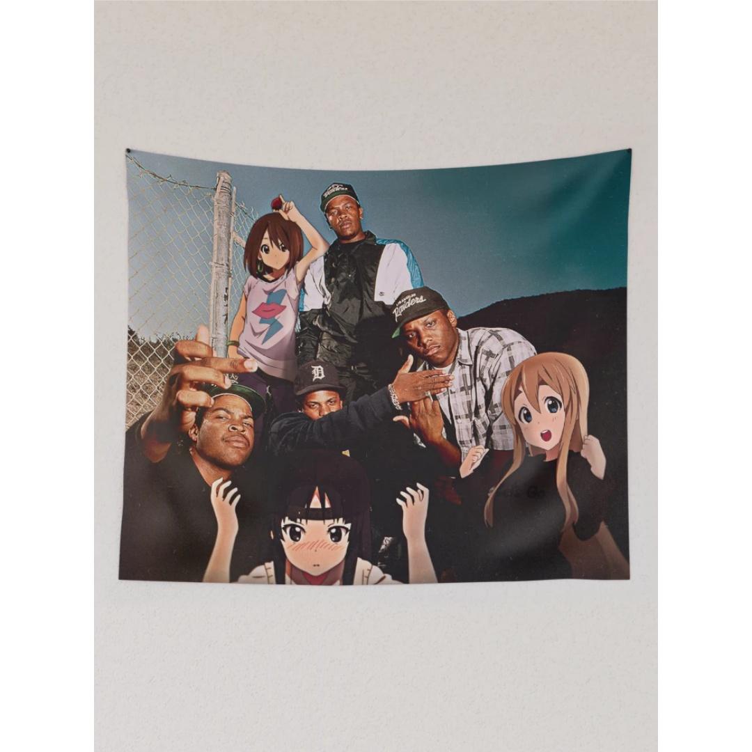 

Outta Sakuragaoka High School Tapestry Dormitory tapestry room wall decoration party decorations Japanese anime graphic tapestry 74x94cm(29x37in)