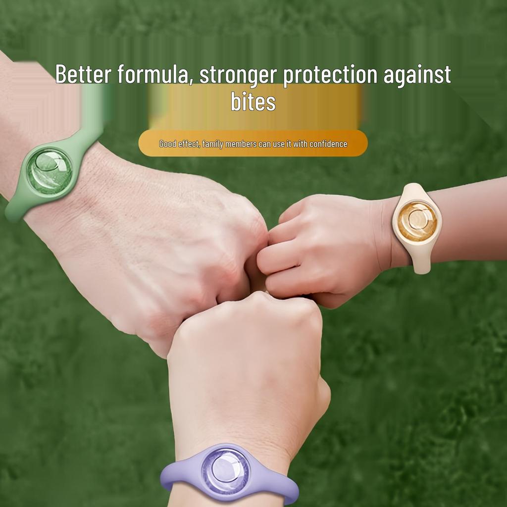 Adult & Kids Snap-on Mosquito Repellent Bracelet - Wearable Protection Gift Anklet