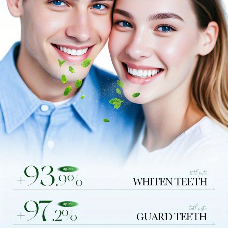 SADOER Bright White Lemon Mint Toothpaste for Fresh Breath & Stain Removal - Natural Ingredients,Deep Cleaning,Stain Reduction,Fluent Cleaning Formula