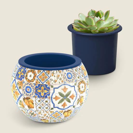 

Yousheng 3D Puzzle Planter DIY Flower Pot Interlocking Puzzle Pieces Succulents Planter for Home Office Desk Decor Indoor Cactus C