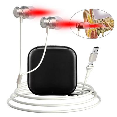 Dispositivo per la Cura dell'Orecchio a Luce Rossa da 650nm - Tecnologia LLLT Portatile per il Supporto del Benessere del Condotto Uditivo