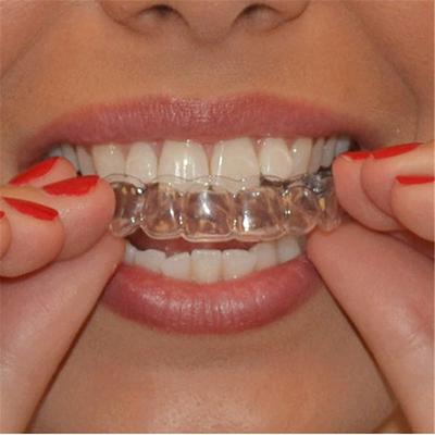 2 Peças de Aparelhos Ortodônticos Invisíveis Para Dentes Termomoldagem Protetor Bucal Bandejas Dentárias Ferramentas Clareadoras de Dentes Higiene Oral Cuidados Bucais