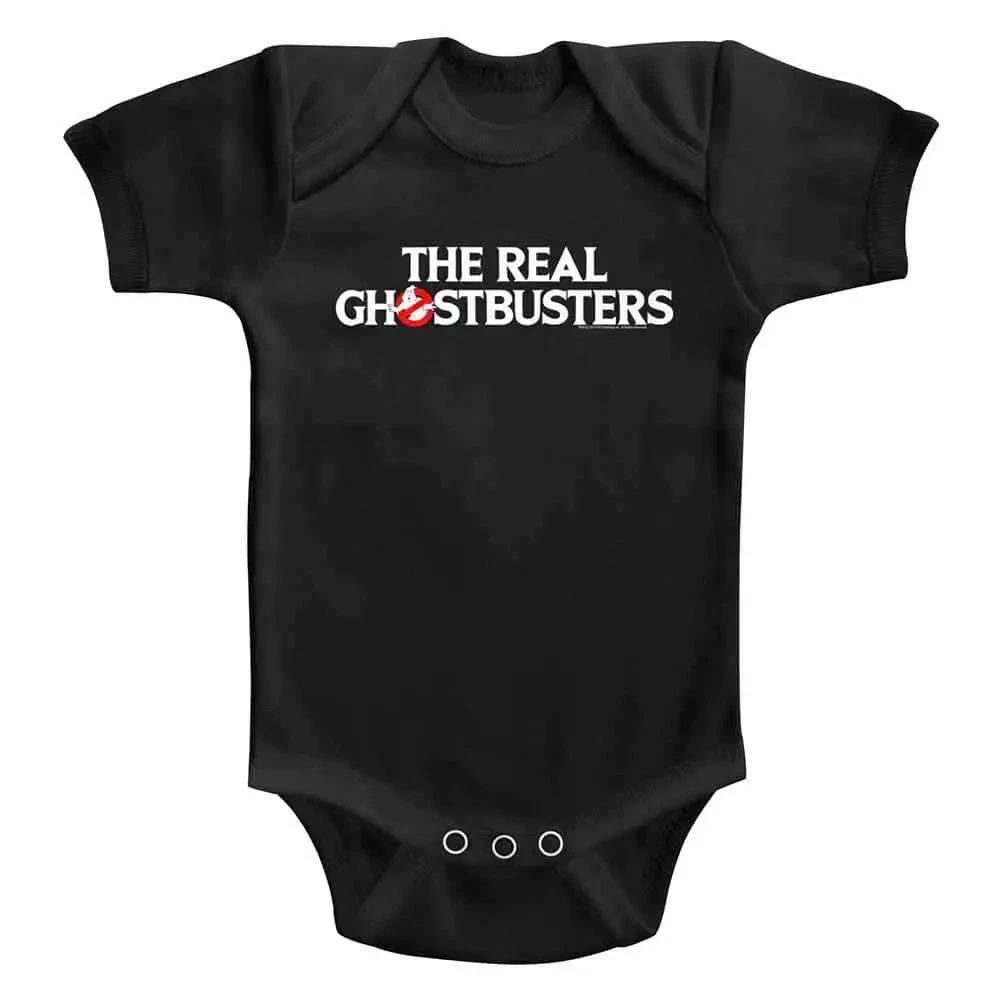Real Ghostbusters Logo Baby Bodysuit S