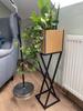 Shape Oak loft plant stand 22x22x80 cm