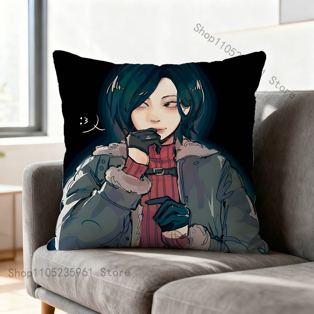 Ada Wong RResident EEvil 4 Pillow Cases for Bedroom Living Room Sofa Home Decor Polyester Cushion Cover with Zipper